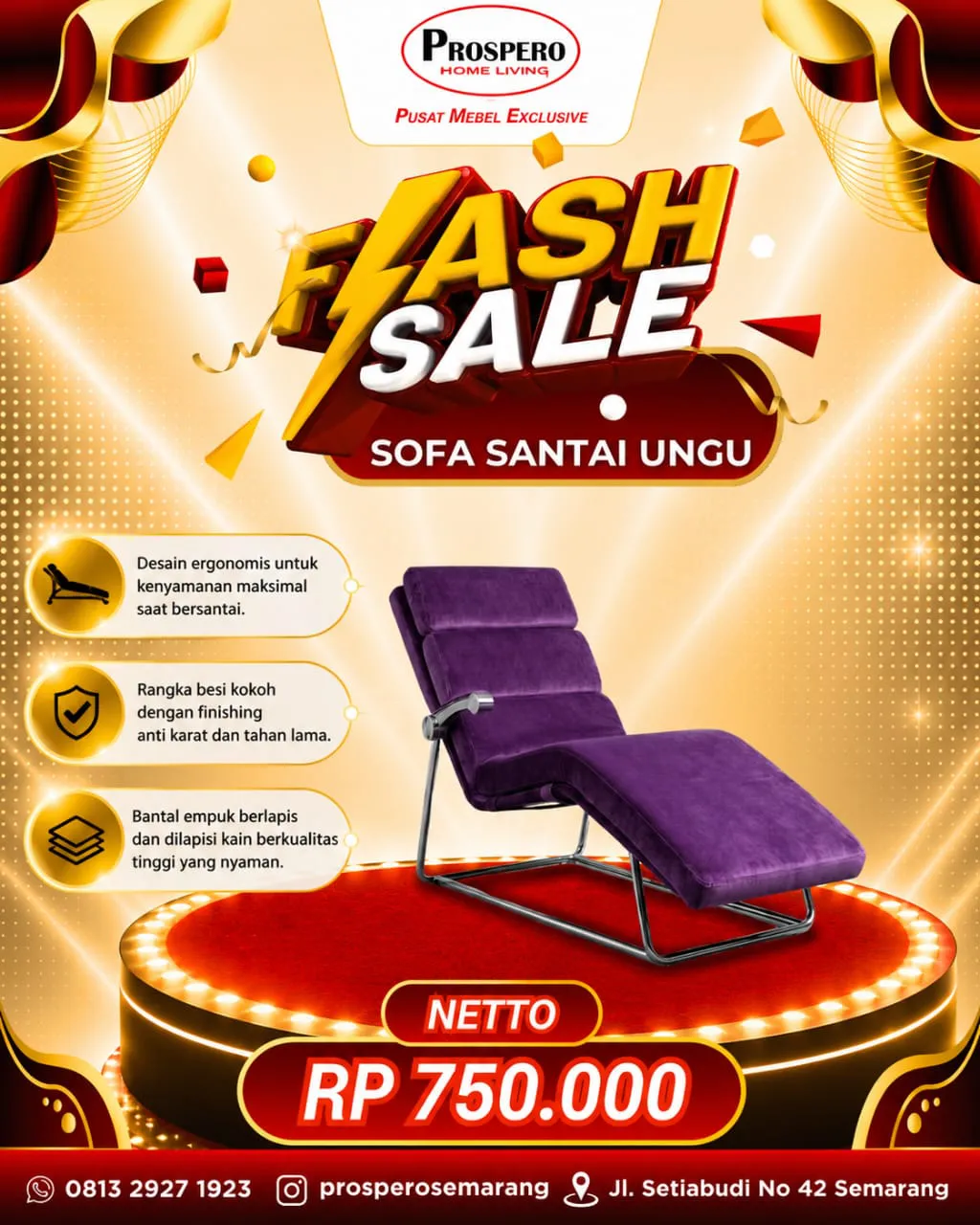 SOFA SANTAI UNGU