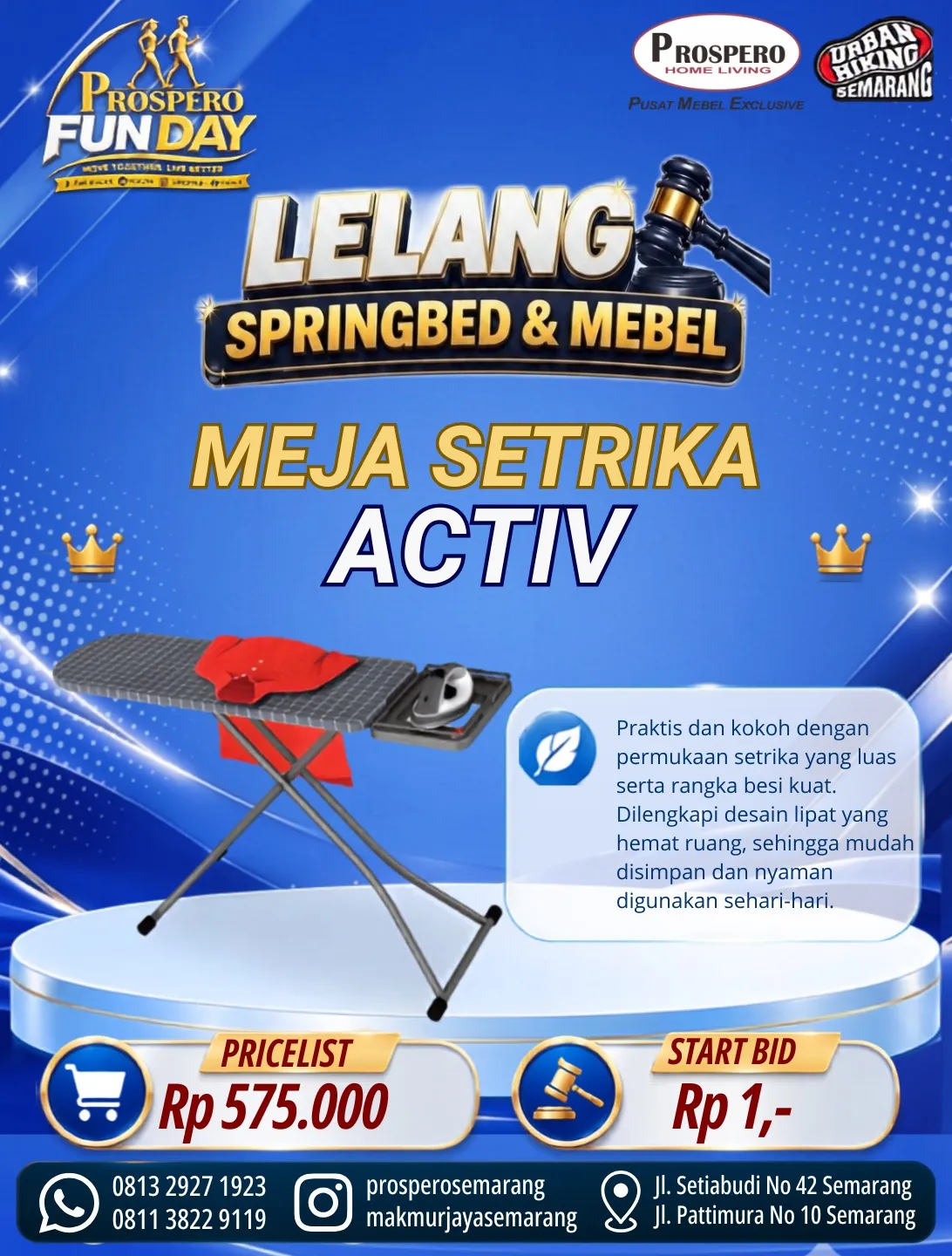 MEJA SETRIKA ACTIV